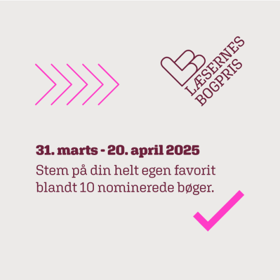 stem på din favorit 31. marts til 20. april 2025